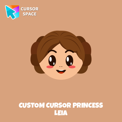 Custom Cursor Princess Leia
